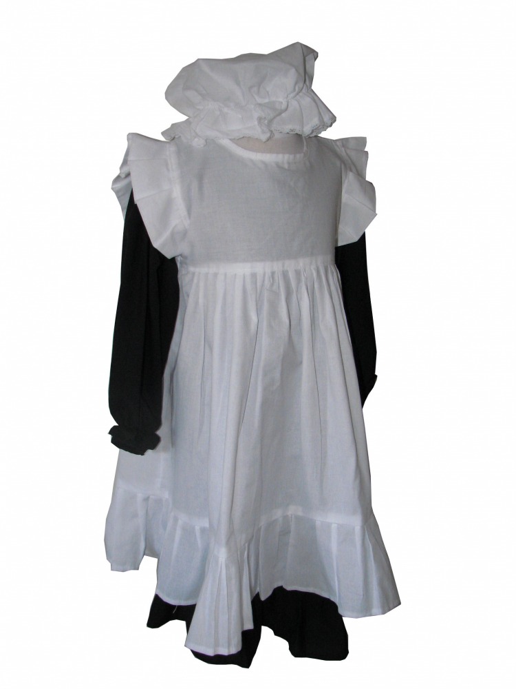 Girls' Victorian Costume Age 6 - 8 Years Image